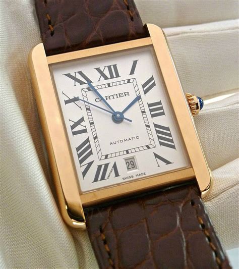 fake mens cartier watch|replica cartier tank watch for men.